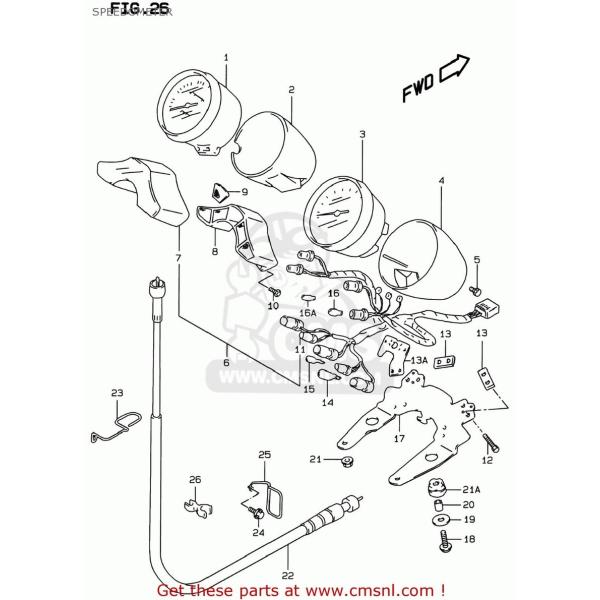 CMS V[GGX (3421026E90) TACHOMETER GSF600S BANDIT 1996 (T) USA (E03) 1997 (V) 1998 (W) 1999 (X) SUZUKI XYL ^R[^[ dn
