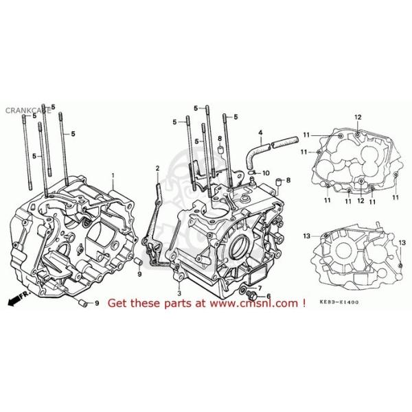 CMS V[GGX CRANKCASE COMPCRI CA125 REBEL T AUSTRIA | KPH S HONDA z_ ̑GWp[cIvVECi GWp[c GW