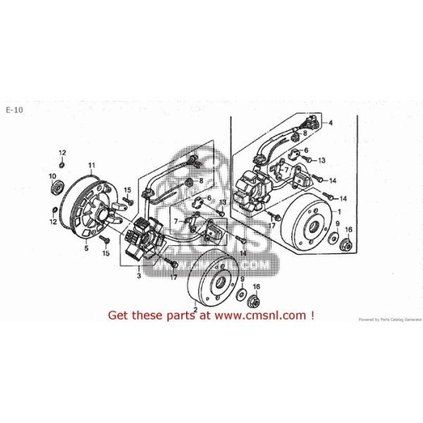 CMS V[GGX STATOR COMP.(MITS C50BN (2) AA01-130 JAPAN (JDM) (5) AA01-150 (7) AA01-160 HONDA z_ I^l[^[EWFl[^[ dn