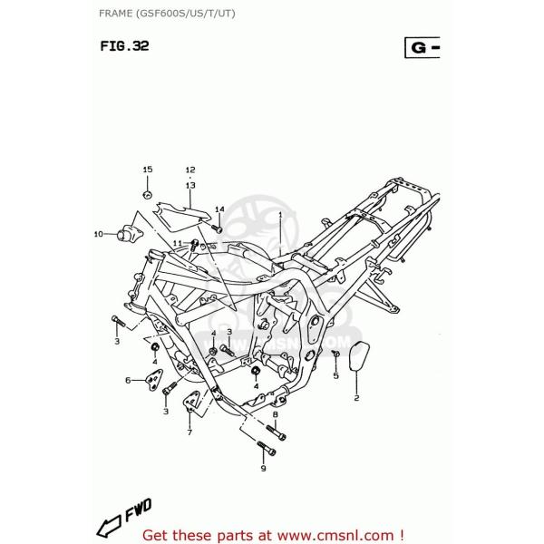 CMS V[GGX (4110026E511ZV) FRAME COMP SUZUKI XYL t[