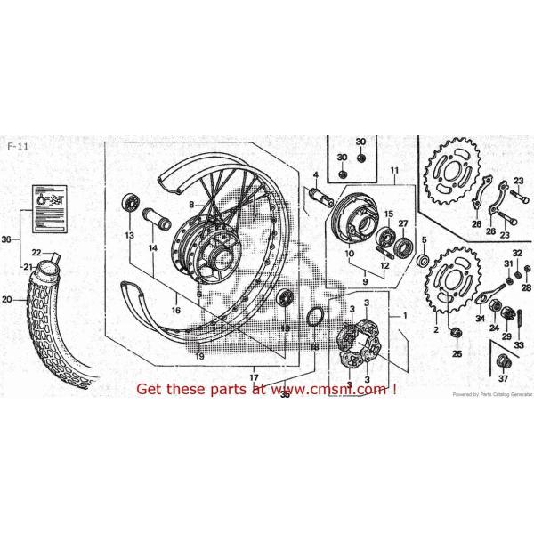 CMS V[GGX WHEEL SUB ASSYCRR (JDM) C50CM C50D C50S C50ST (5) JAPAN AA01-150 HONDA z_ ̑zC[IvVECi zC[֘A