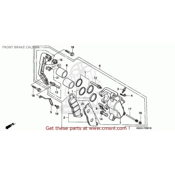 CMS �V�[�G���G�X CALIPER BODY�CFR L CB250 1996 (T) ENGLAND / MPH 1998 (W) AUSTRALIA KPH TWO FIFTY 1992 (N) HONDA �z���_ �L�����p�[ �u���[�L