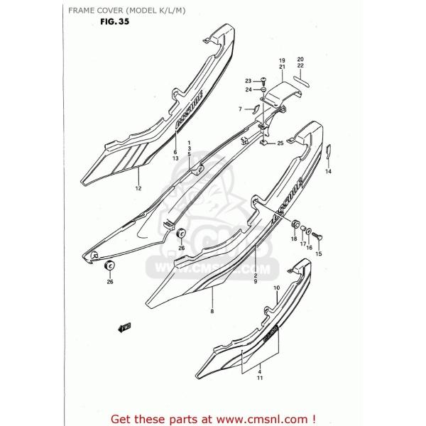 CMS �V�[�G���G�X (47111-01D00) COVER�CFRAME�CRIGHT GS500E 1989 (K) USA (E03) 1990 (L) 1991 (M) 1992 (N) 1993 (P) 1994 (R) 1995 (S) 1996 (T) �O��