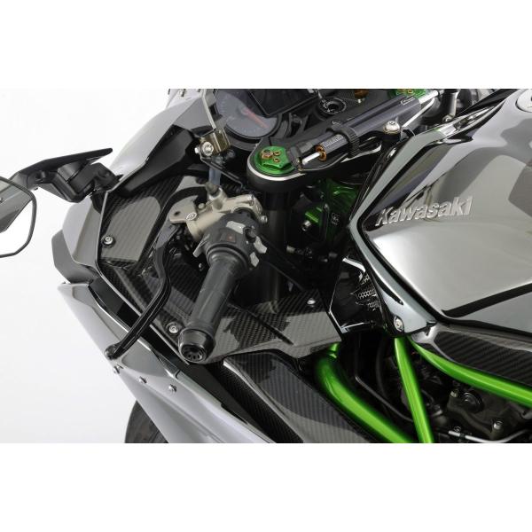 MRacing カーボンファイバー レーシングスクリーンninja h2