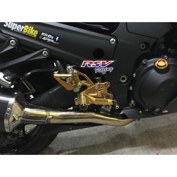 RSV racing アールエスブイレーシング Rearset adjustable ZX14 カラー