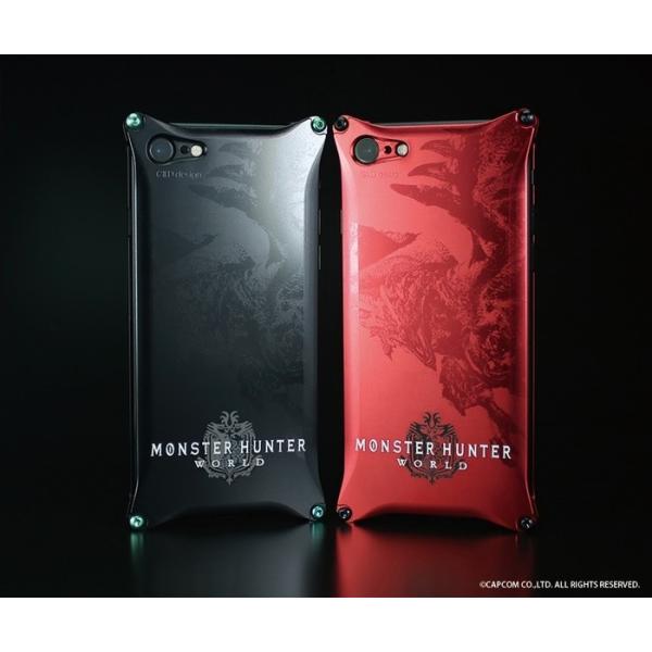 GILD design �M���h�f�U�C�� MONSTER HUNTER�FWORLD Solidbumper for iPhoneX �J���[�F���I���E�X ���b�h �X�}�[�g�t�H���P�[�X �d�q�@���