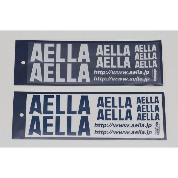 AELLA アエラ AELLAステッカーセット カラー(文字色)：パールホワイト ステッカー・デカール 外装