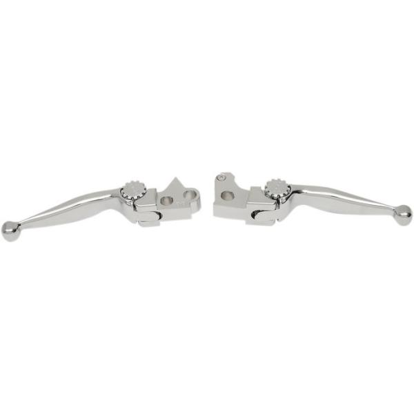 POWERSTANDS RACING p[X^Y[VO LEVER SET HD PSR JOURNY COLORFNatural (Chrome FINISH) [0610-2030] HARLEY-DAVIDSON n[[_rbh\