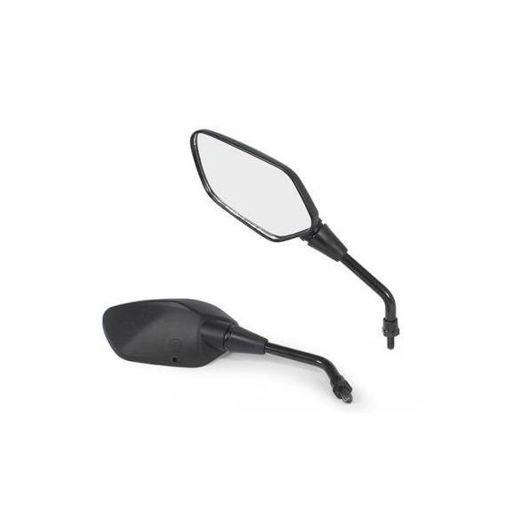 他サイト： SP武川 SPタケガワ ポリゴンラウンドミラーセット サイズ：M10ピッチ1.25 正ネジ 汎用 ミラー ハンドルの商品画像