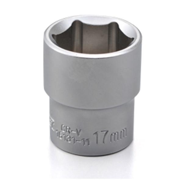 他サイト： DAYTONA デイトナ 六角ソケット(ショート) 6POINT サイズ：17mm ミリ（3/8ソケット） ソケット ハンドツールの商品画像