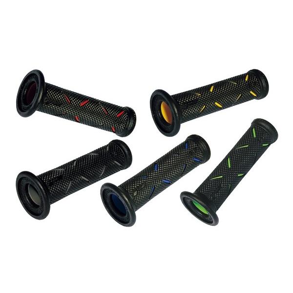 他サイト： PROGRIP プログリップ スーパーバイクグリップ ＃717 カラー：ブラック／イエロー グリップ ハンドルの商品画像