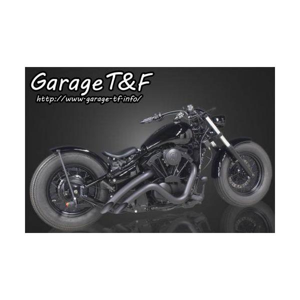 Garage TF Garage TF:ガレージ TF ベントマフラー タイプ2 カラー：ブラック バルカン400 バルカンクラシック400  :23827896:ウェビック1号店 通販 