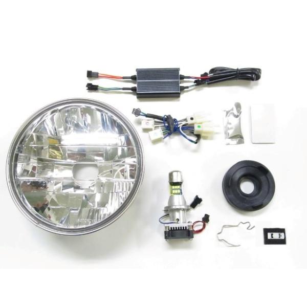 PROTEC �v���e�b�N LED�}���`���t���N�^�[�w�b�h���C�g�L�b�g �F���x�F3000K CB1100 RS HONDA �z���_ LED�w�b�h���C�g�o���u ���Η� �d���n