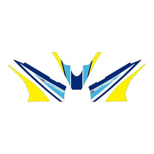 MDF �G���f�B�[�G�t ��p�O���t�B�b�N �A�^�b�J�[���f�� �^�C�v�F���A�t�F���_�[ / �J���[�^�C�v�F�u���b�N�^�C�v GSX-R125 SUZUKI �X�Y�L �O��