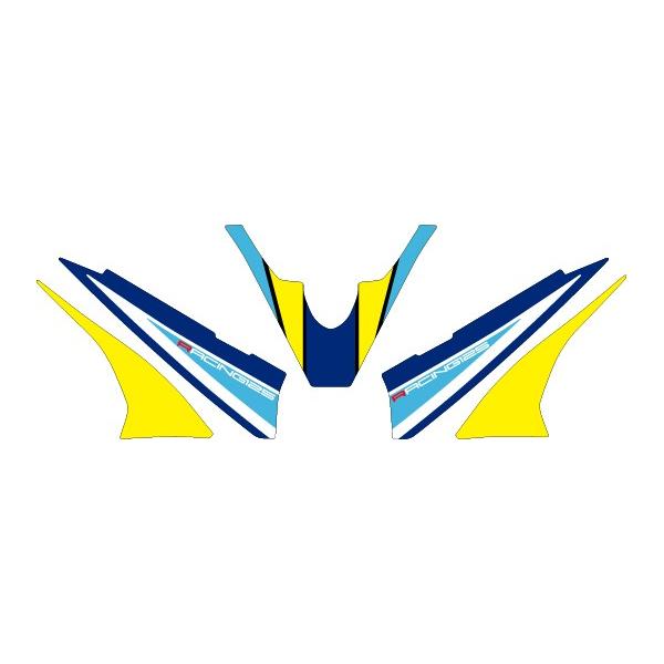 MDF �G���f�B�[�G�t ��p�O���t�B�b�N �A�^�b�J�[���f�� �J���[�^�C�v�F�z���C�g�^�C�v / �^�C�v�F���A�t�F���_�[ GSX-R125 SUZUKI �X�Y�L �O��