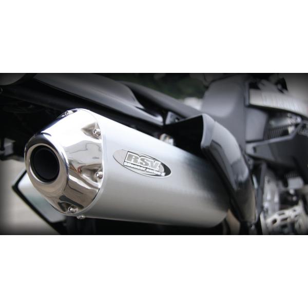DトラッカーRSV中間、サイレンサーマフラー RSV アールエスブイ 4ストシリーズIIIサイレンサーアップタイプ KLX250