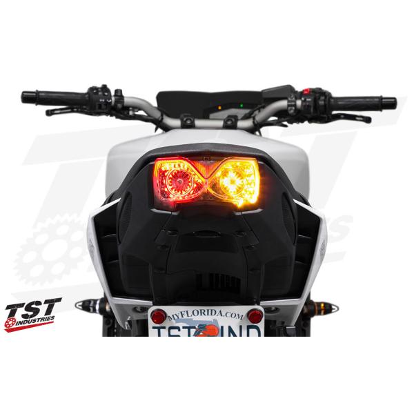 TST eB[GXeB[ LEDECJ[̌^ CeO[ge[Cg LENS COLORFClear FZ-09 MT-09 YAMAHA }n e[v Η dn