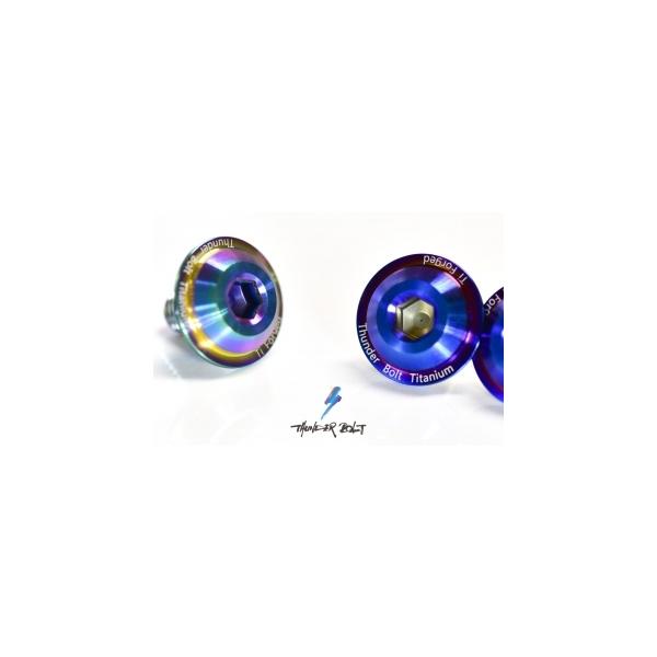 THUNDER BOLT �T���_�[�{���g Ti Li-MC V2 ���[�^�[�T�C�N�� ���C�Z���X�{���g�L�b�g �i���o�[�v���[�g�z���_�[ �O��