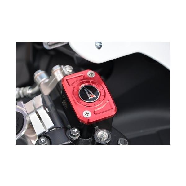 AGRAS �A�O���X �t�����g�}�X�^�[�V�����_�[�L���b�v �J���[�F�u���b�N GSX-R125 SUZUKI �X�Y�L �}�X�^�[�V�����_�[�^���N�L���b�v�E���U�[�o�[�J�o�[ �u���[�L
