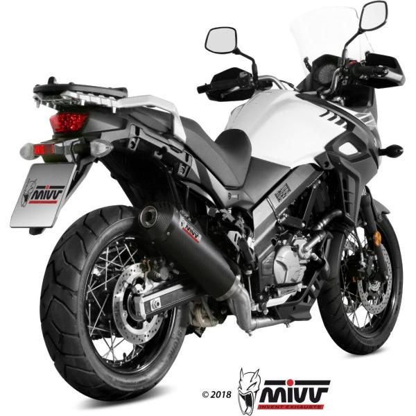 MIVV ミヴ OVAL スリップオンマフラー Vストローム650 SUZUKI スズキ