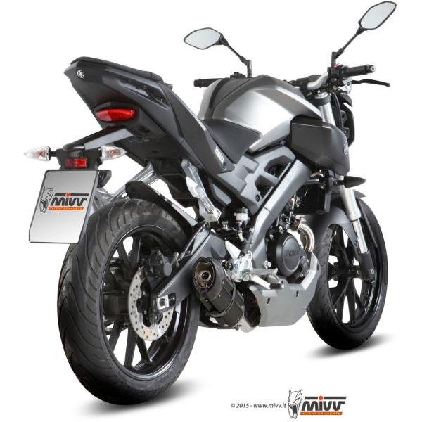 MIVV ミヴ SUONO BLACK フルエキゾーストマフラー YZF-R125 MT-125