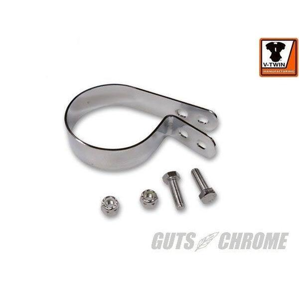 GUTS CHROME（ガッツ クローム） 【V-TWIN】 マフラー Pクランプ