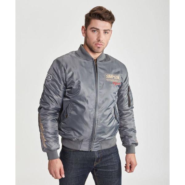 SIMPSON Vv\ NSW-1907 Retro Army Bomber [g A[~[ {o[] TCYFS EC^[WPbg WPbg Ap