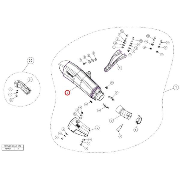 AKRAPOVIC AN|rb` yyAp[czM-HHX200205C muffler YZF-R1 YAMAHA }n CEėpTCT[ }t[