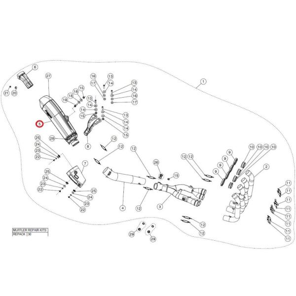 AKRAPOVIC AN|rb` yyAp[czM-HX200105C muffler YZF-R1 YAMAHA }n CEėpTCT[ }t[