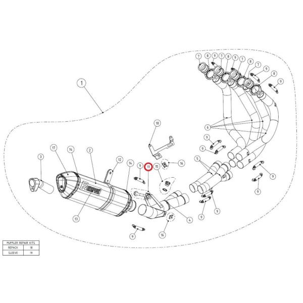AKRAPOVIC AN|rb` yyAp[czP-HF460 fitting kit NINJA1000 Z1000 Z1000SX KAWASAKI JTL ̑}t[IvVECi }t[