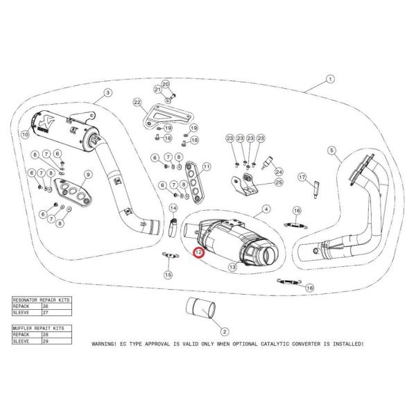 AKRAPOVIC AN|rb` yyAp[czP-TT58 belt ti for SS sleeve CB650F CBR650F NINJA650 Z650 XSR900 ̑}t[IvVECi }t[