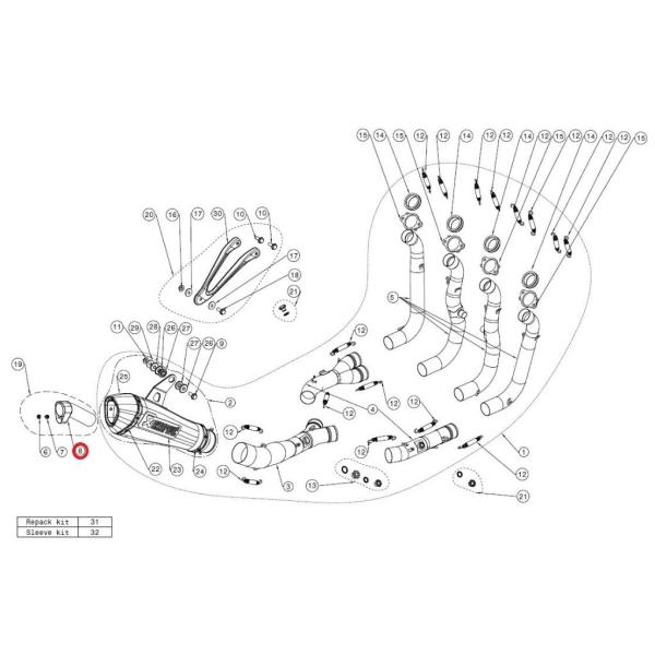 AKRAPOVIC AN|rb` yyAp[czV-TUV108/2 noise insert S1000R S1000RR BMW obtECi[TCT[ }t[