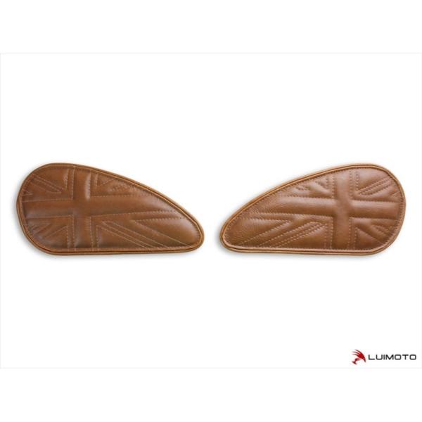 LUIMOTO ���C���g �^���N���[�t Union Jack (���j�I���W���b�N) �J���[�F�r���e�[�W�u���E�� SCRAMBLER THRUXTON BONNEVILLET100 BONNEVILLE �^���N�֘A �O��