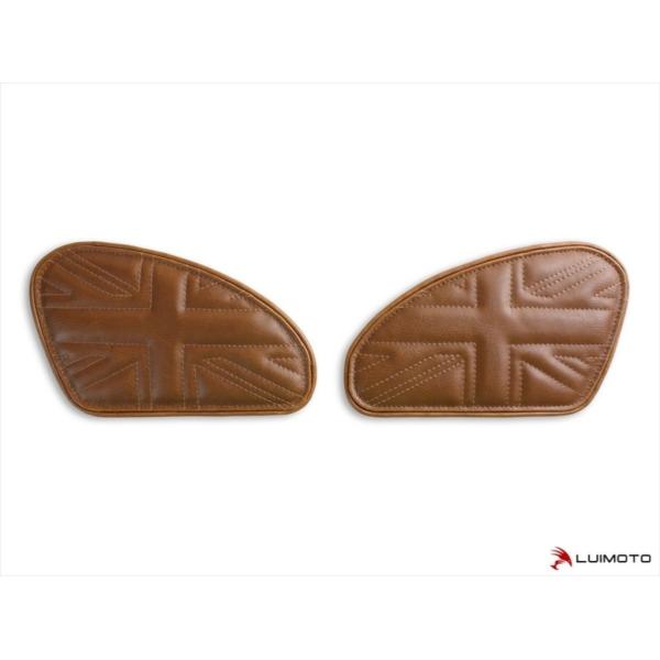 LUIMOTO ���C���g �^���N���[�t Union Jack (���j�I���W���b�N) �J���[�F�r���e�[�W�u���E�� BONNEVILLE T100 T120 SCRAMBLER 1200 THRUXTON �^���N�֘A �O��