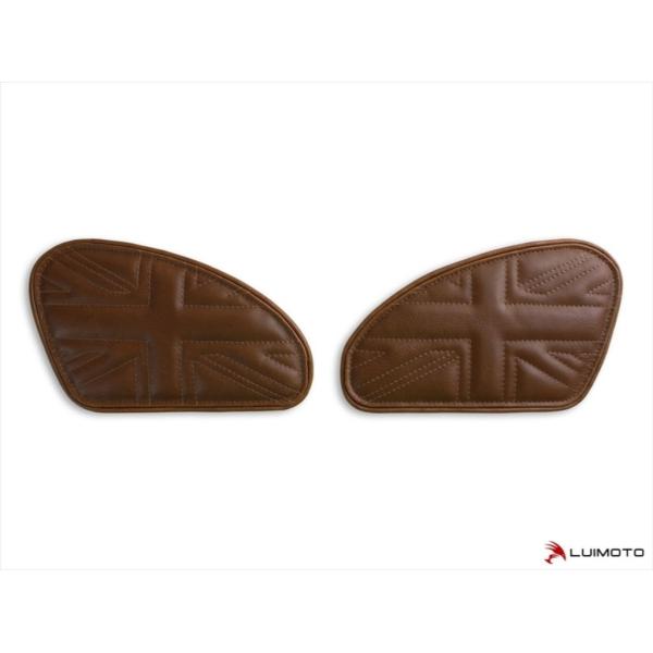 LUIMOTO ���C���g �^���N���[�t Union Jack (���j�I���W���b�N) �J���[�F�r���e�[�W�_�[�N�u���E�� BONNEVILLE T100 T120 SCRAMBLER 1200 THRUXTON �^���N�֘A