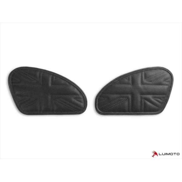 LUIMOTO ���C���g �^���N���[�t Union Jack (���j�I���W���b�N) �J���[�F�r���e�[�W�u���b�N�ATEC-GRIP BONNEVILLE T100 T120 SCRAMBLER 1200 THRUXTON �O��