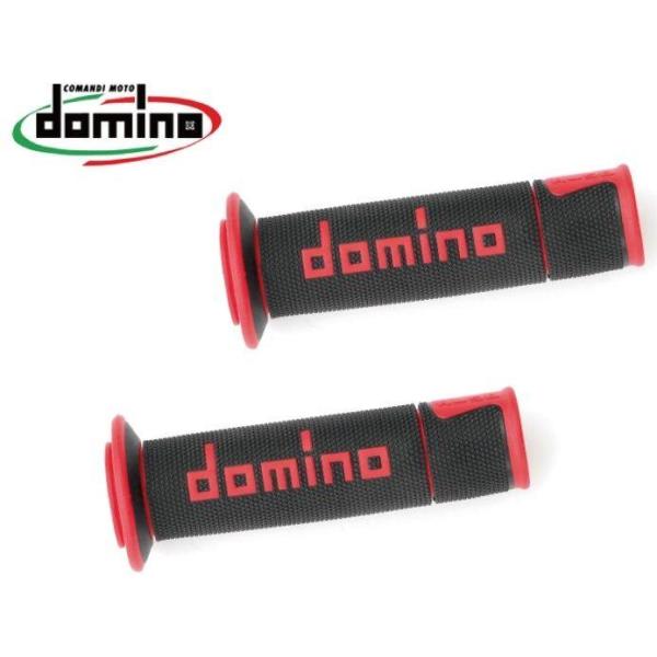 domino ドミノ A450 レーシングタイプ カラー：ブラック×レッド グリップ ハンドル