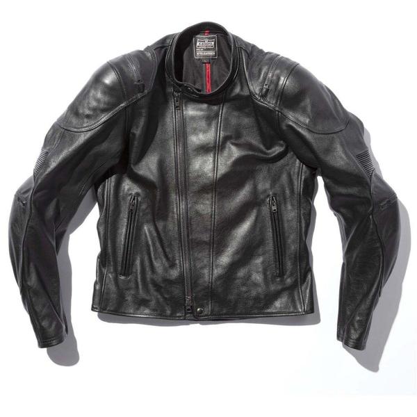 K'S LEATHER ブラックレザージャケット LL カドヤ（KADOYA） BRAWLER JAC [K´S LEATHER] サイズ：L レザー