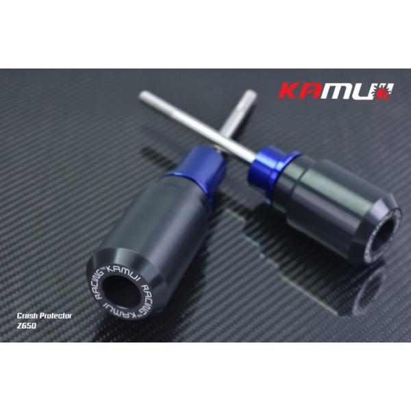 KAMUI �J���C Frame Slider �J���[�FBlack Z650 KAWASAKI �J���T�L �G���W���X���C�_�[�E�t���[���X���C�_�[ �t���[��