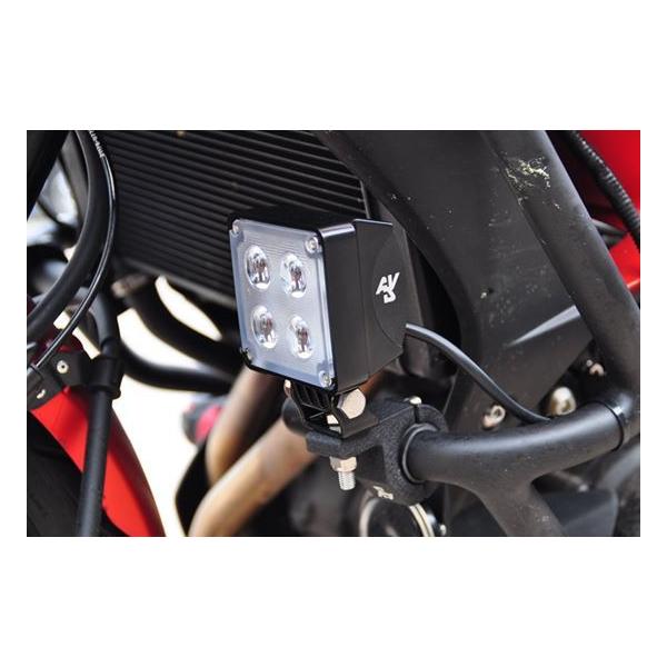 ADV TECH G[fB[uC ebN Spotlight Bracket for Crash bar ̑Η Η dn