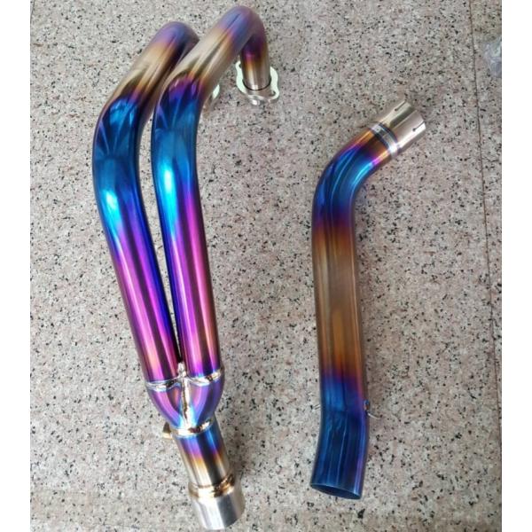 ARASHI AV Exhaust Pipe PipelinkF2inches(Stainless) NINJA400 KAWASAKI JTL GL][XgpCv }t[