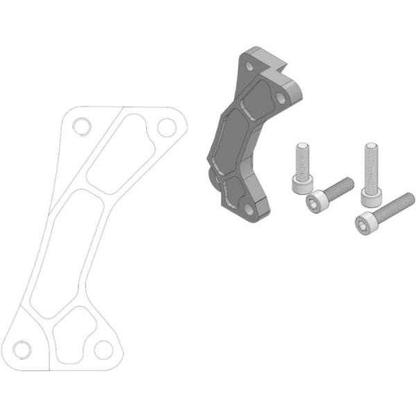 WR250Rハブ用　モトマスター　ディスクロータ　320mm サポートセット WR250Rハブ用 モトマスター ディスクロータ 320mm サポート