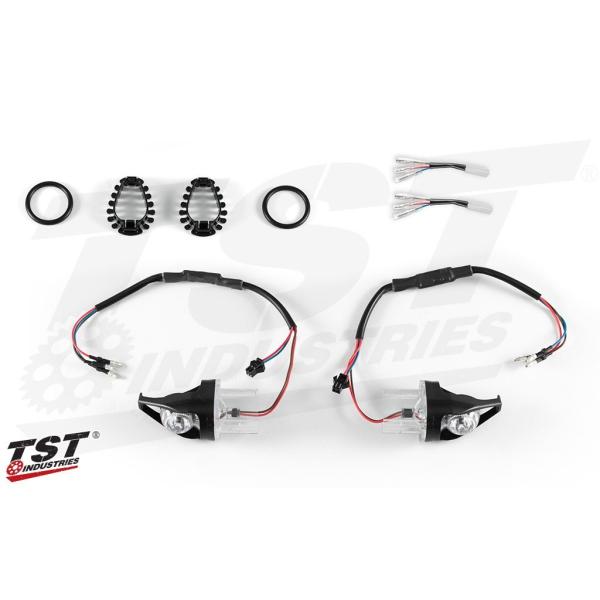 TST TST:ティーエスティー MECH-GTR フロントLEDウインカー Select Glow Color:Warm White Grom :24154262:ウェビック1号店 通販 TST Industrise フロント LEDウィンカーキット