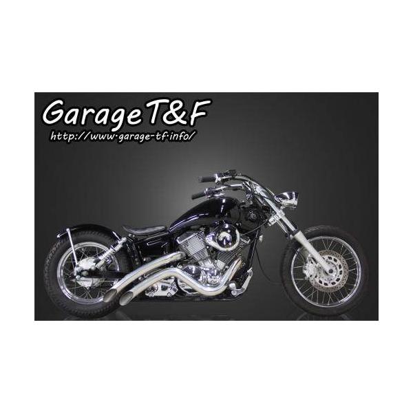 ガレージT&F ドラッグスター400 ベントマフラー　タイプ2 ブラック 楽天市場】Garage T&F ガレージ ベントマフラー タイプ2 ドラッグ