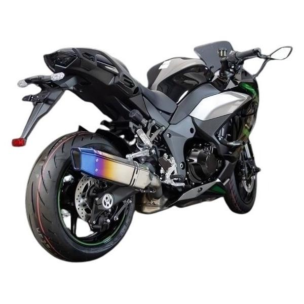 【カスタム仕様・極寒対応】TENEQA 1000 オールブラック TRICK STAR（トリックスター） レーシングスリップオンマフラー