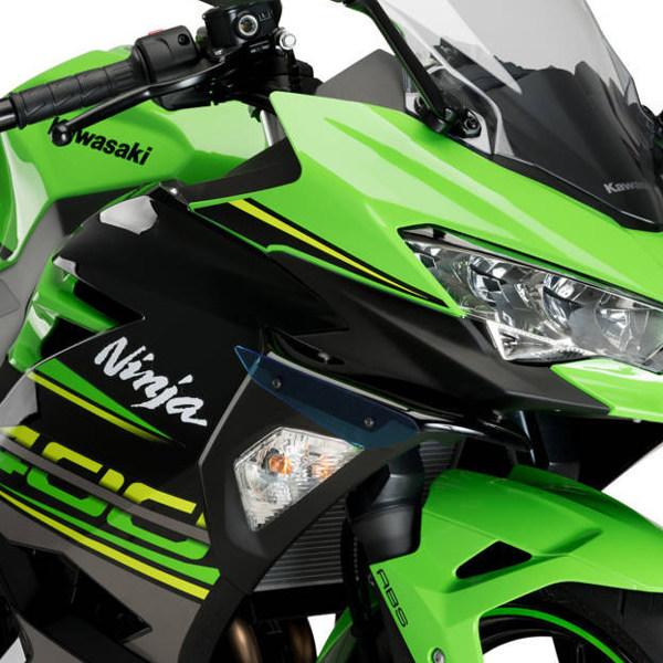 たつ Puig（プーチ） サイドダウンフォーススポイラー カラー：ブルー