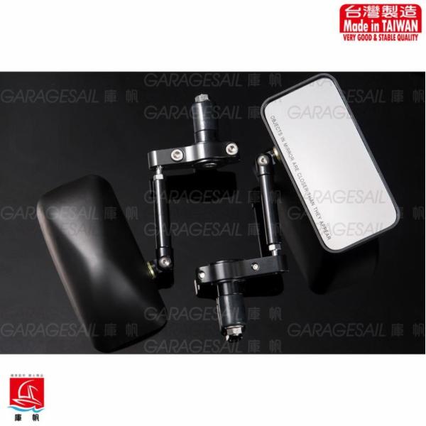 GarageSaiL K[WZC T series Square Unfoldable Bar end Mirror (Long) ~[ nh