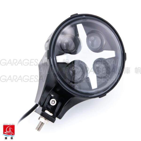 GarageSaiL �K���[�W�Z�C�� 6�h Circle LED Headlight �w�b�h���C�g ���Η� �d���n