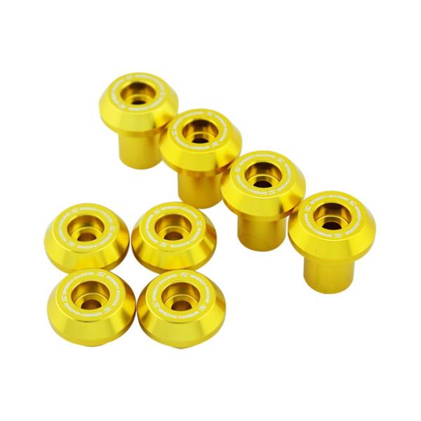 GTR �W�[�e�B�[�A�[�� 8pcs.�u�b�V���O SPEEDY �J���[�F �S�[���h �Y�[�}�[X HONDA �z���_ �ėp�{���g�E�l�W