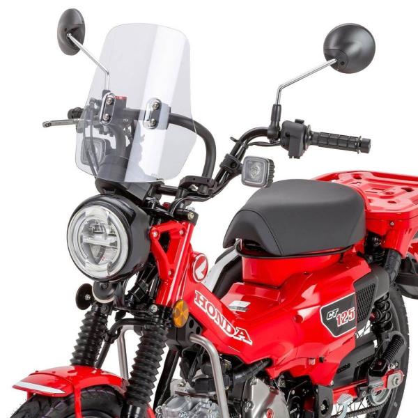 【即納】 ZE70-1031 ジータ ZETA アドベンチャー ウィンドシールド ハンターカブ CT125 20年-23年 ライトスモーク JP店